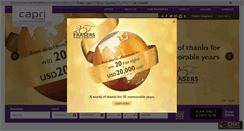 Desktop Screenshot of capribyfraser.com